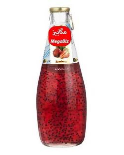 مگابیز نوشیدنی تخم شربتی میوه های قرمز  240 میل